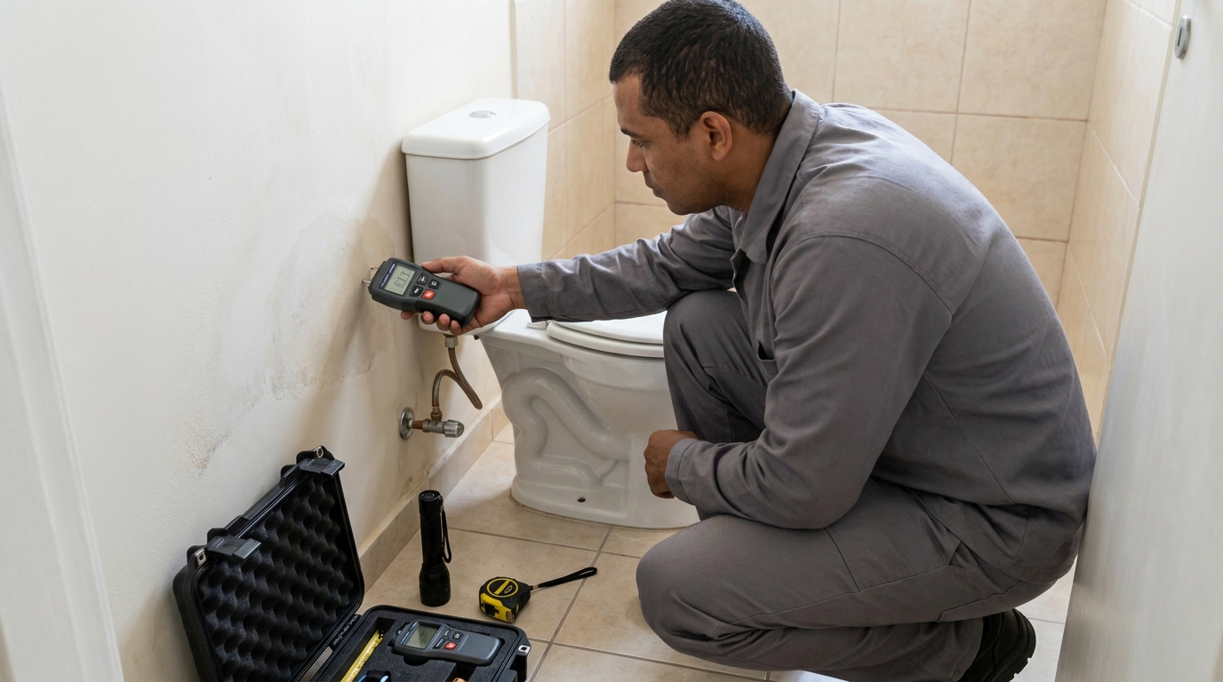 Conserto de vazamento em residência em Nova Iguaçu‑RJ